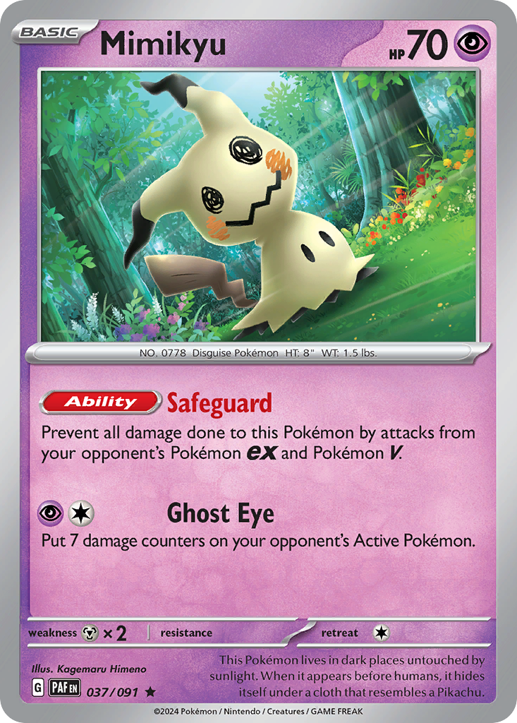 Mimikyu card scan