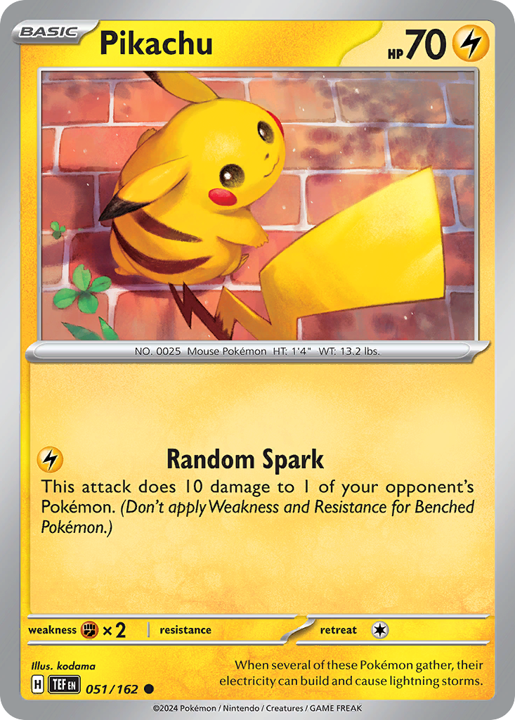 Pikachu card scan