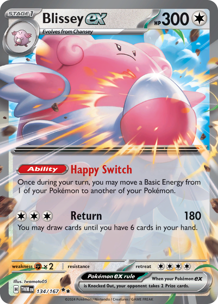 Blissey ex card scan