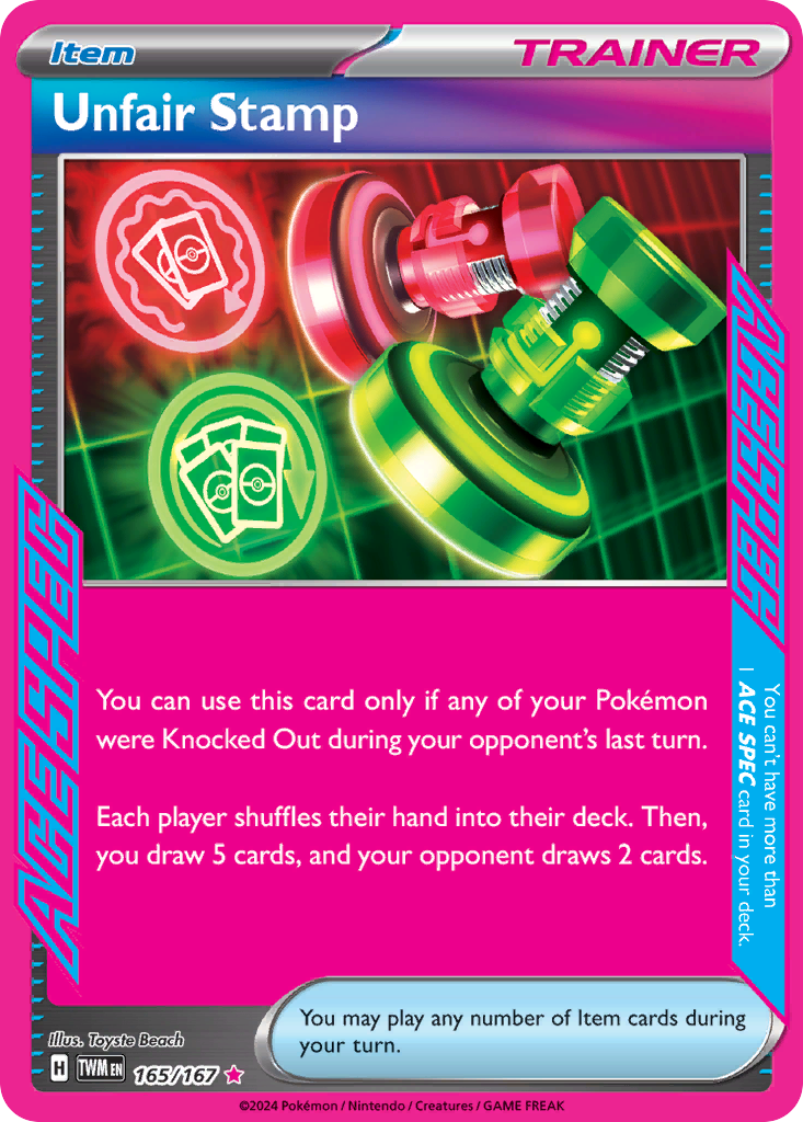 Unfair Stamp card scan