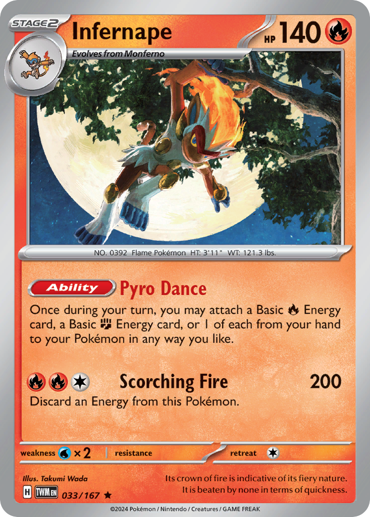 Infernape card scan