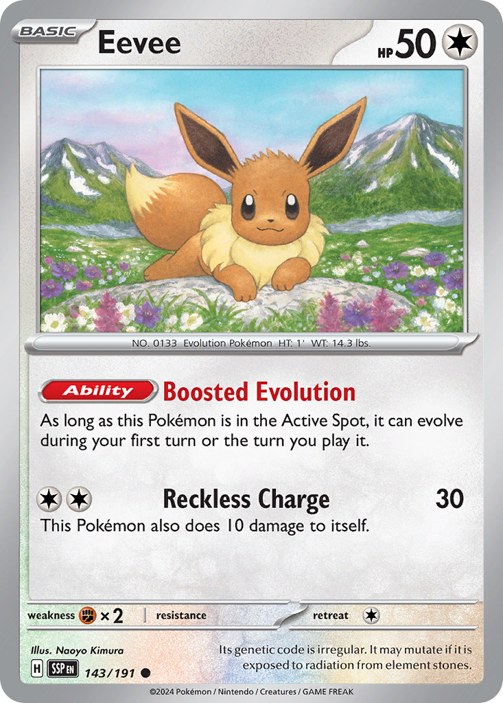 Eevee card scan