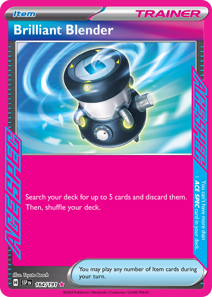 Brilliant Blender card scan