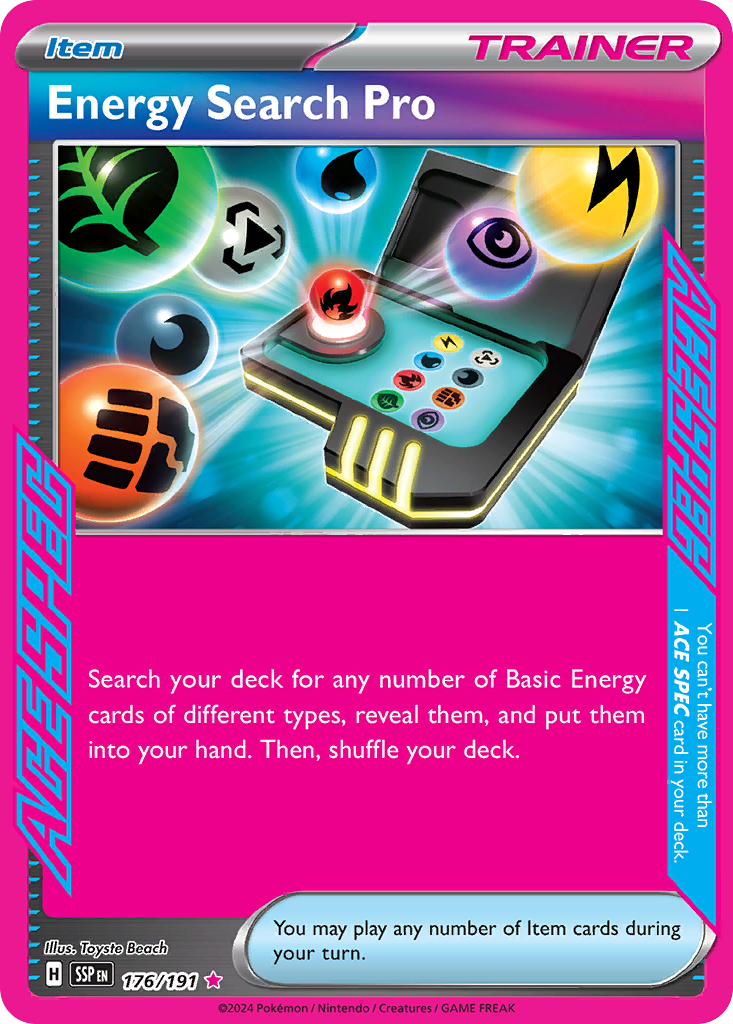 Energy Search Pro card scan