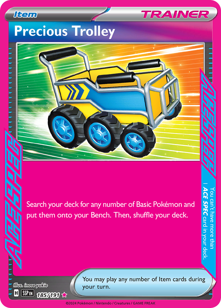 Precious Trolley card scan