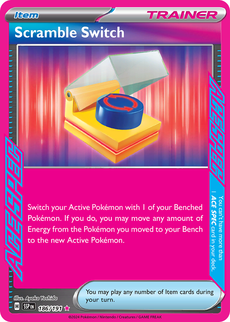 Scramble Switch card scan