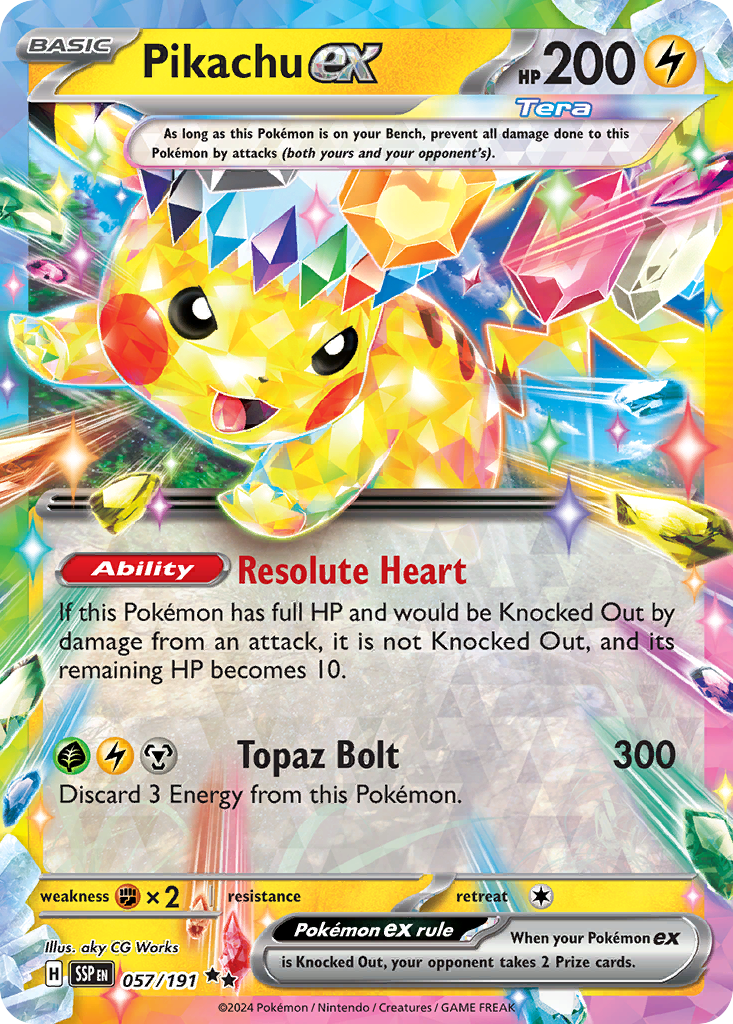 Pikachu ex card scan