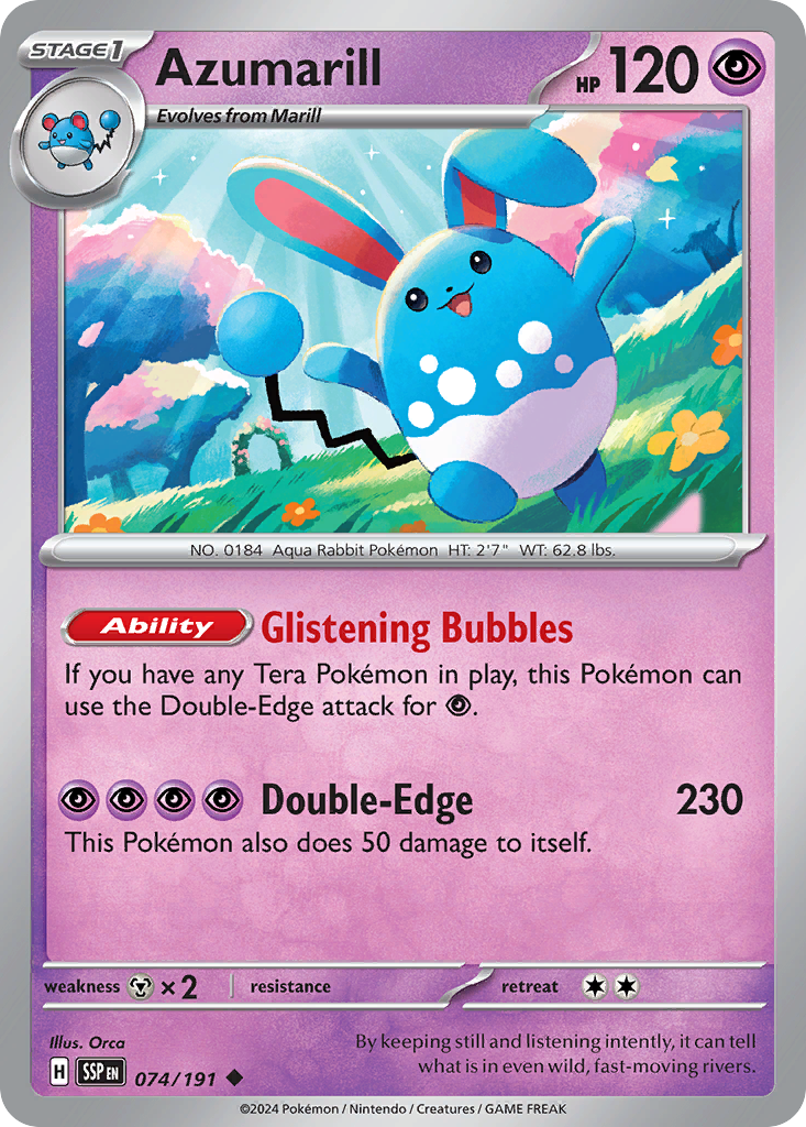 Azumarill card scan