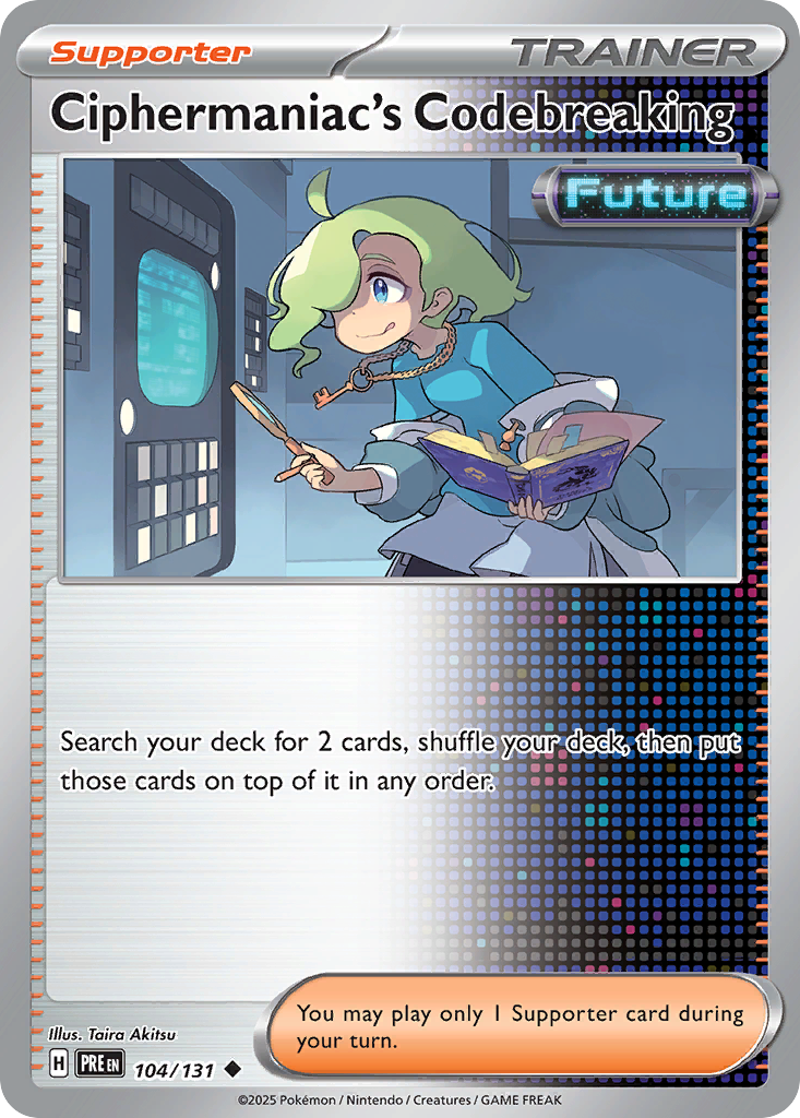 Ciphermaniac's Codebreaking card scan
