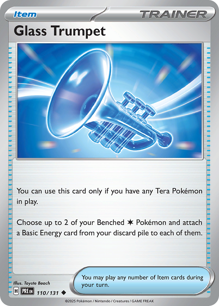 Glass Trumpet card scan