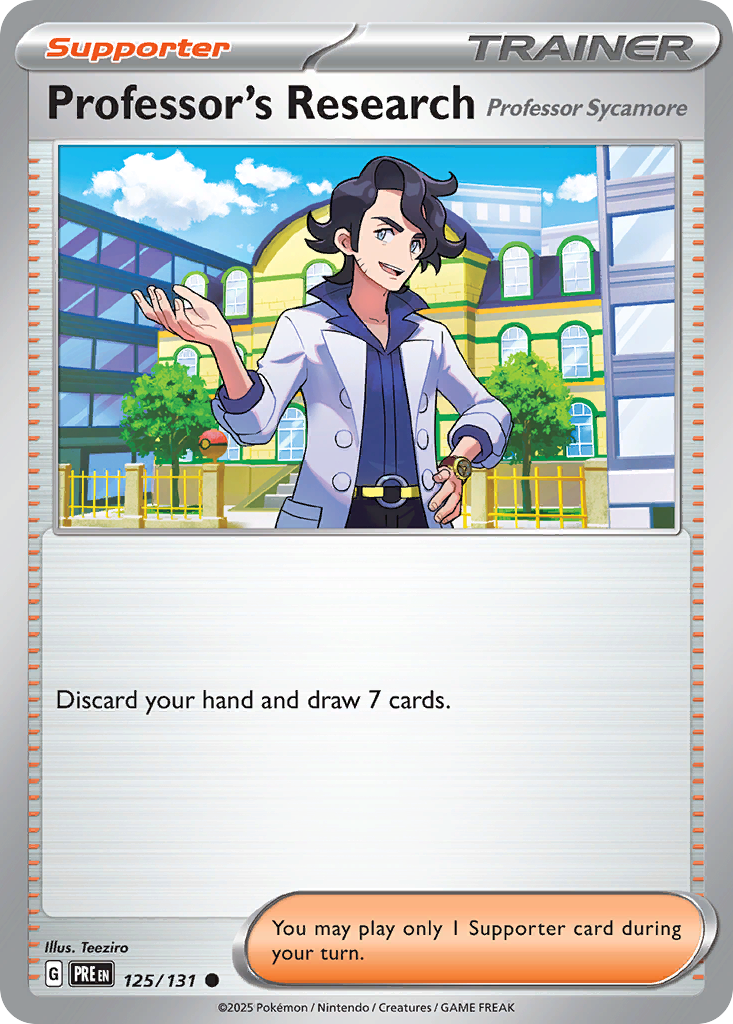 Professor's Research card scan