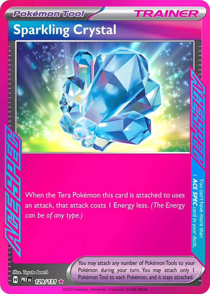 Sparkling Crystal card scan