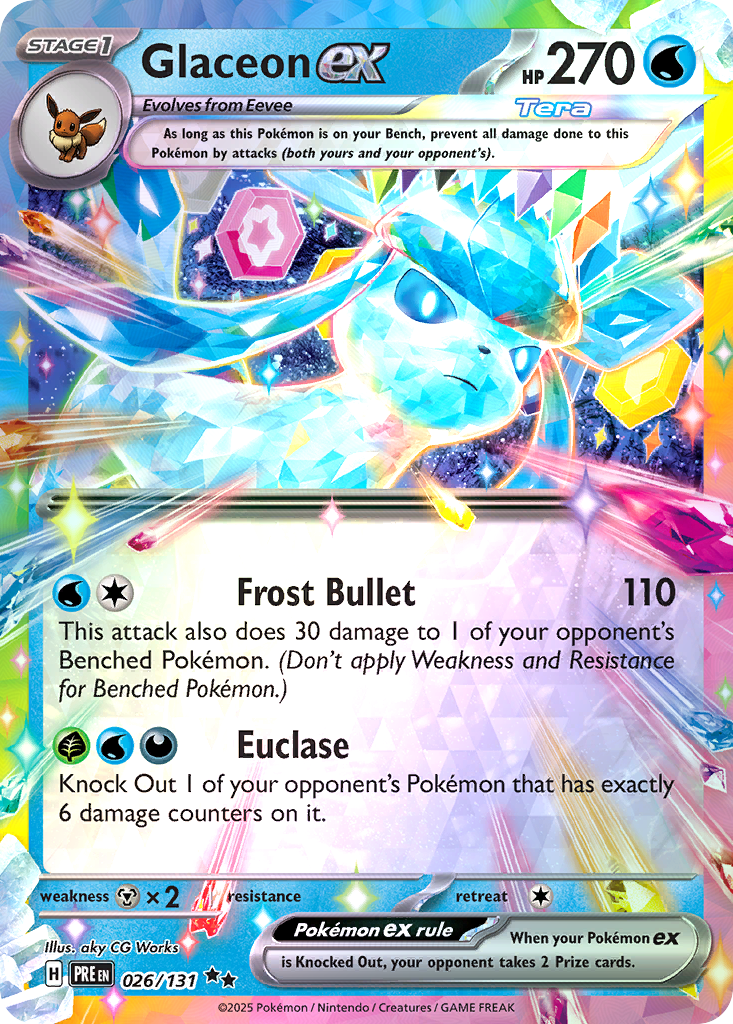 Glaceon ex card scan