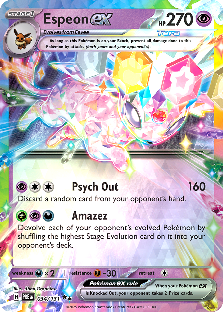 Espeon ex card scan