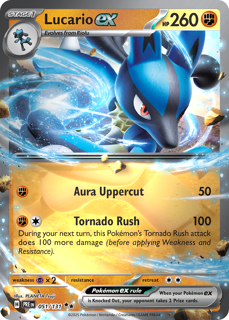 Lucario ex card scan