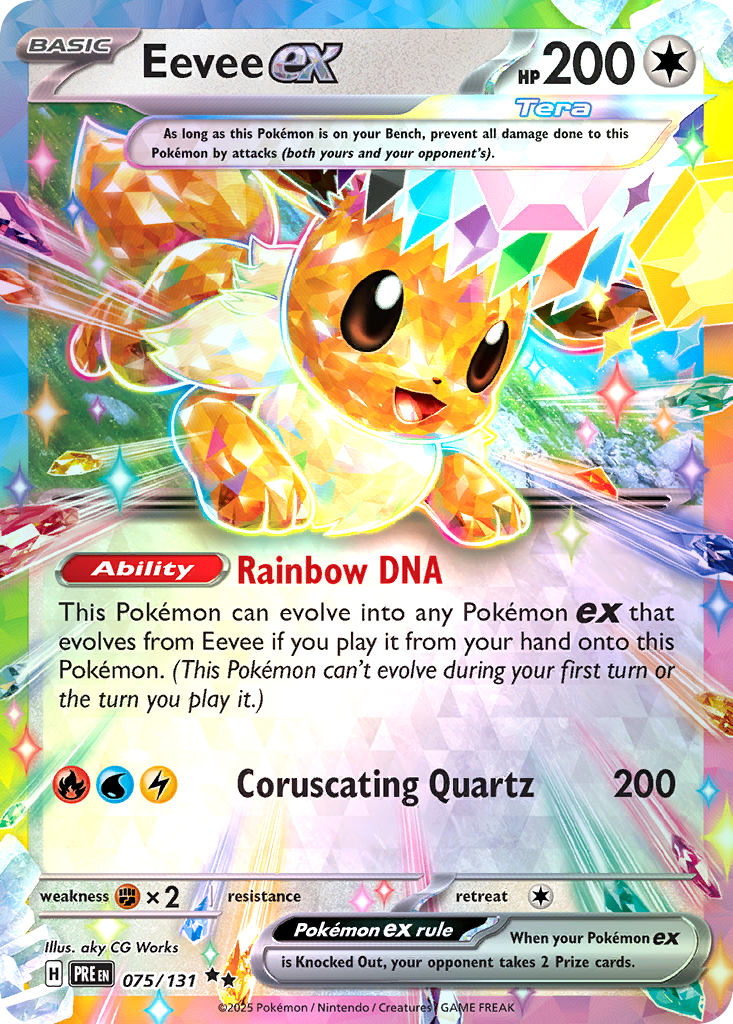 Eevee ex card scan