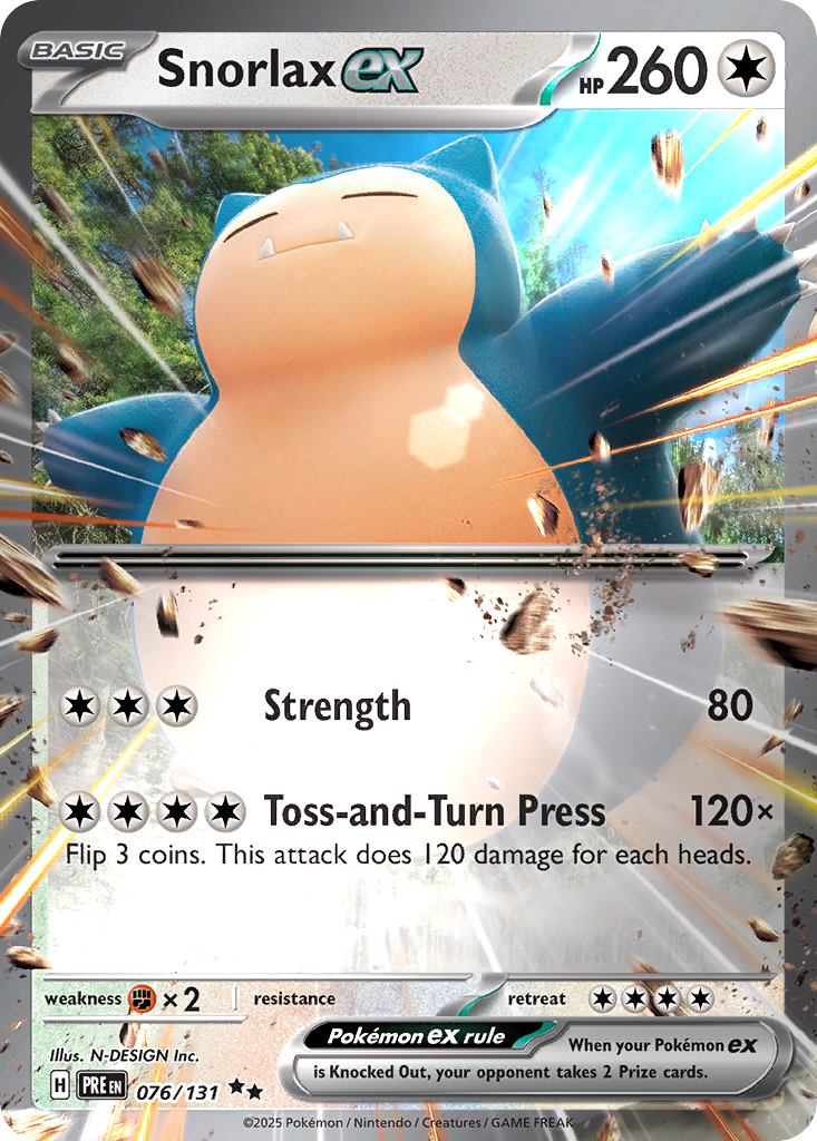 Snorlax ex card scan