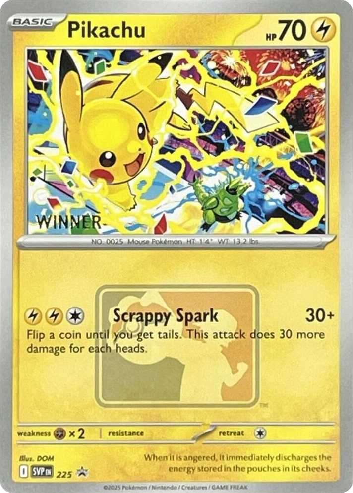 Pikachu card scan