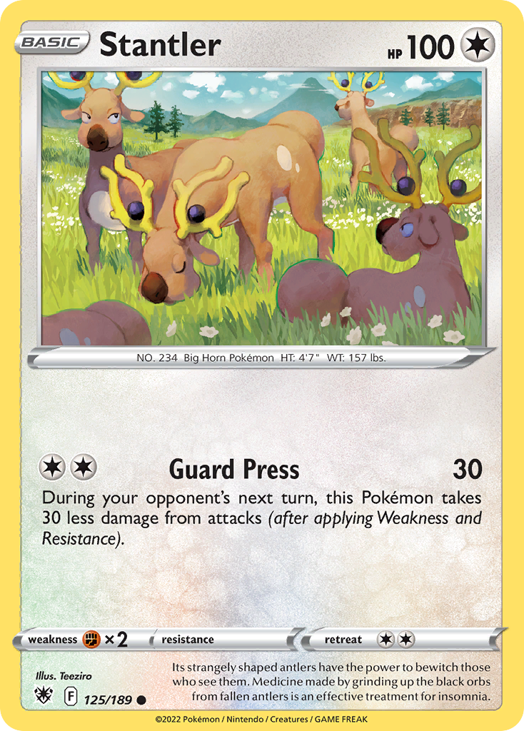 Stantler card scan