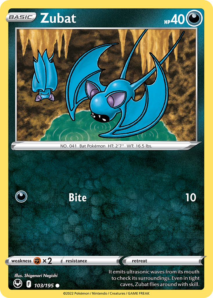 Zubat card scan