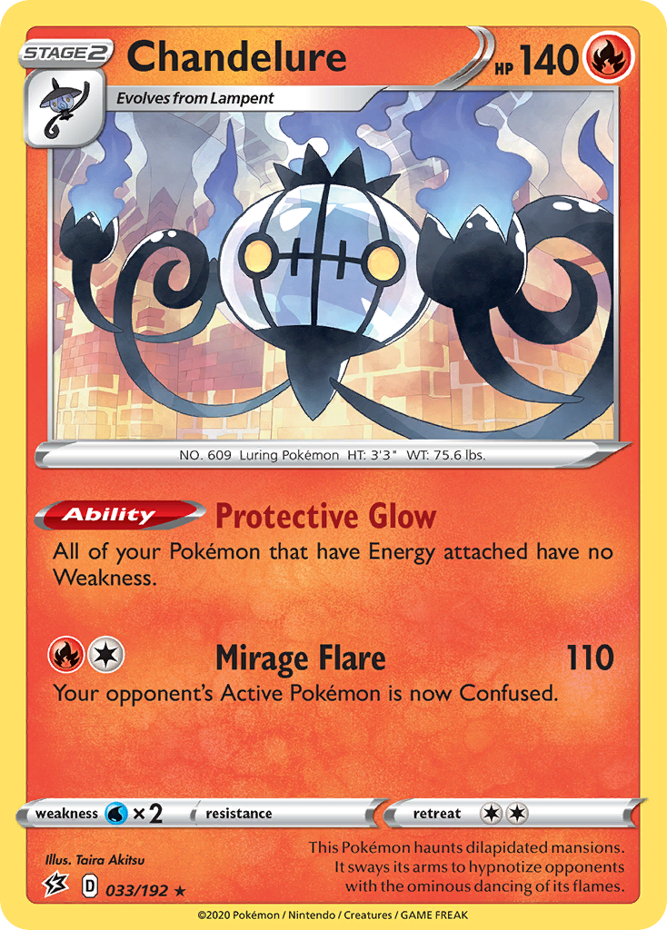 Chandelure card scan