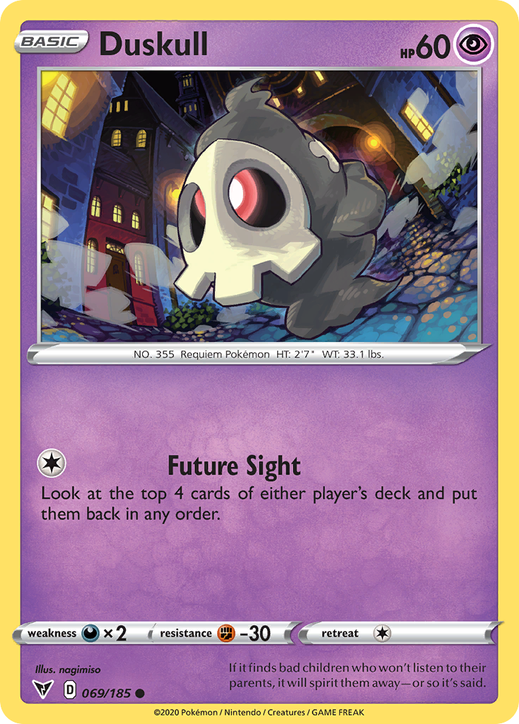 Duskull card scan