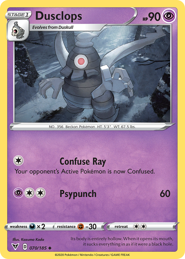 Dusclops card scan