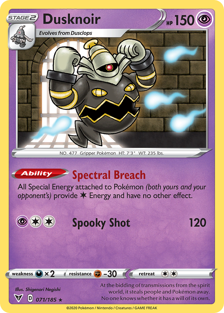 Dusknoir card scan