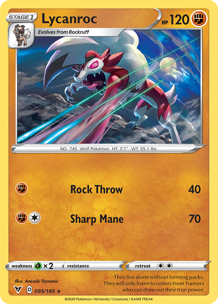 Lycanroc card scan