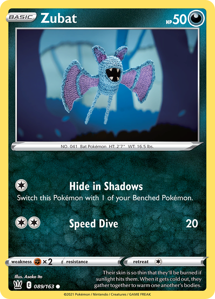 Zubat card scan