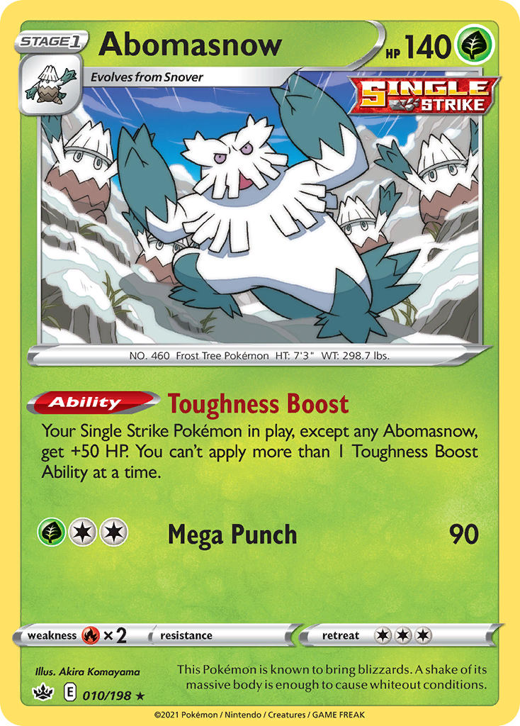 Abomasnow card scan