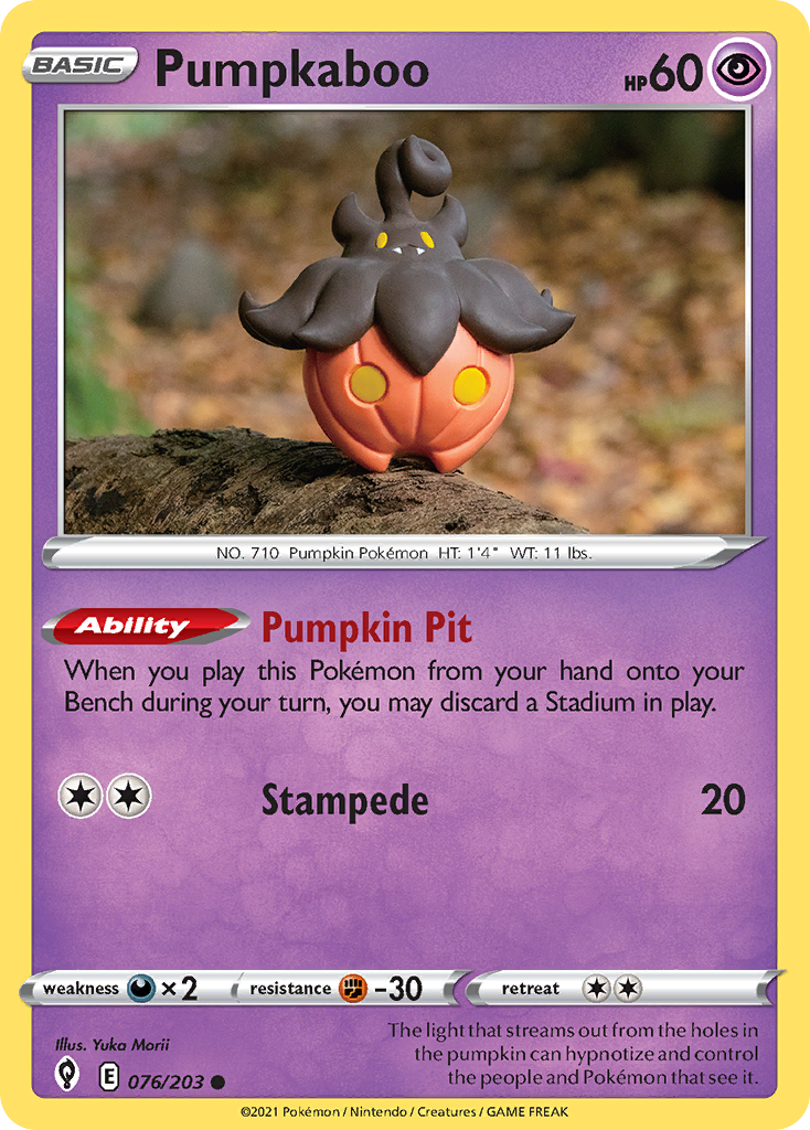 Pumpkaboo card scan