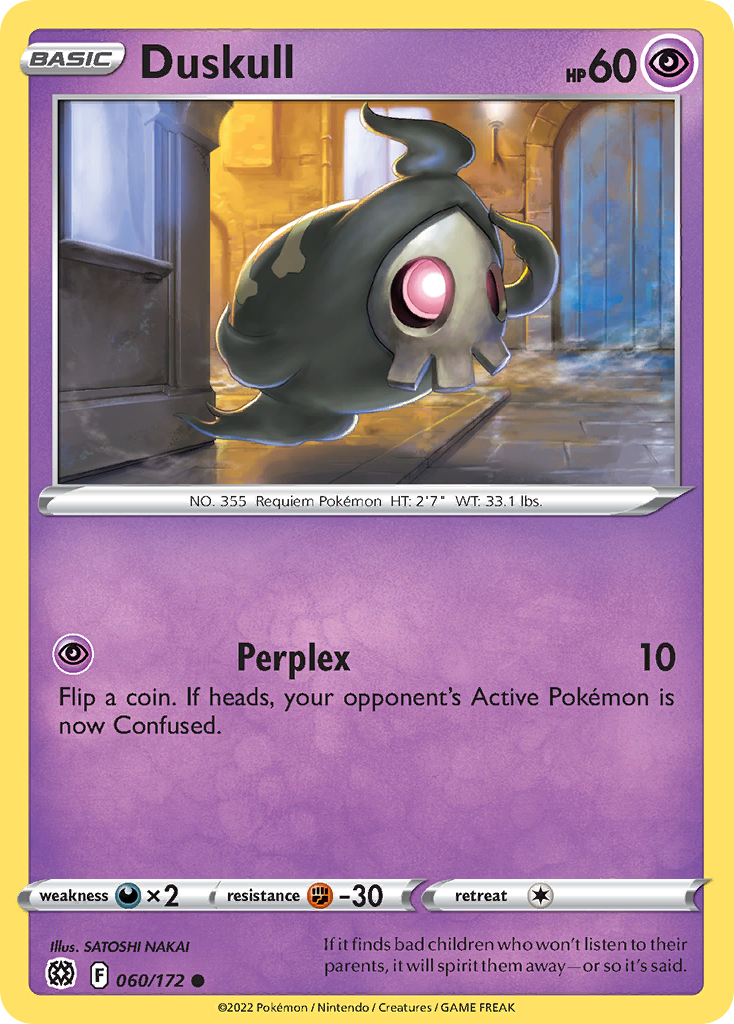 Duskull card scan