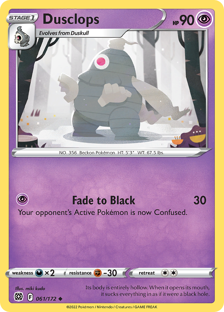 Dusclops card scan