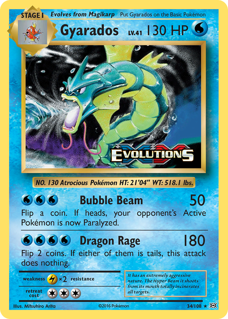 Gyarados card scan