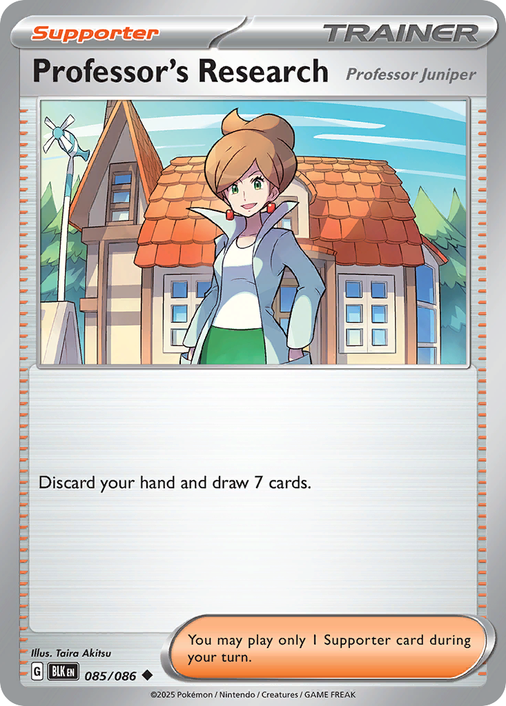 Professor's Research card scan